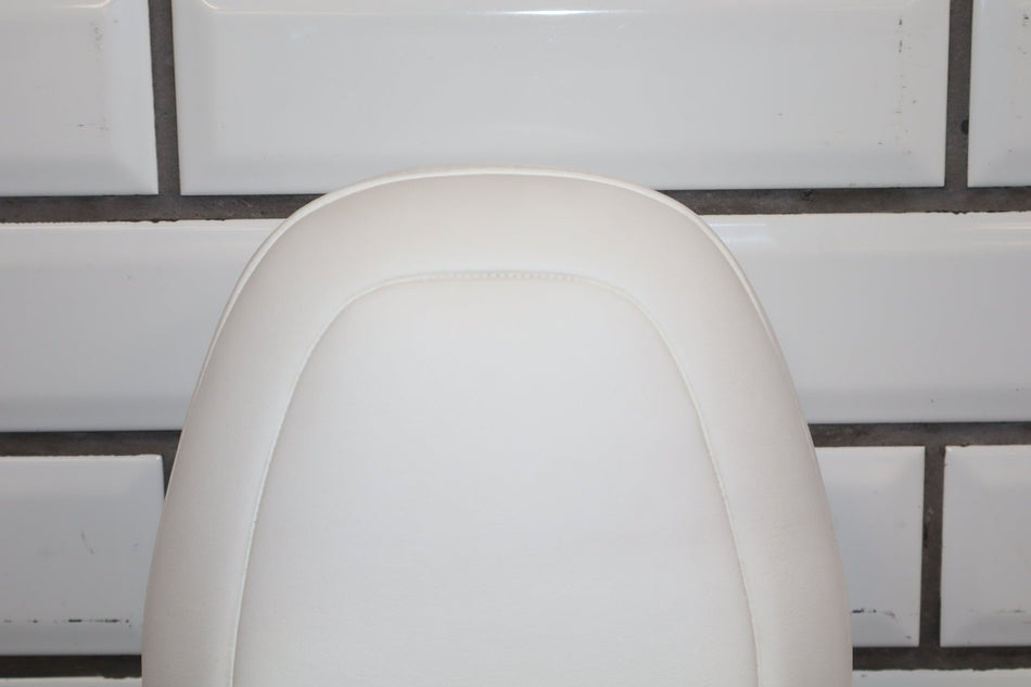 2022-2026 Tesla Model S White Leather Front Headrest Assembly OEM