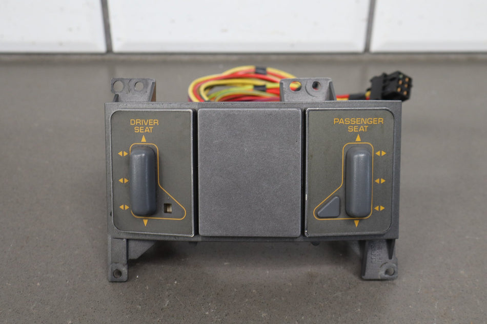 1990-1991 Chevrolet Corvette Dual Power Seat Switch OEM | No Adaptive Suspension