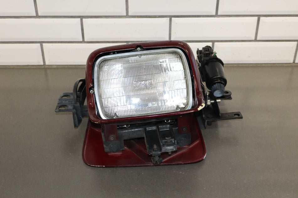 1990-1996 Chevrolet Corvette C4 Right Headlamp W/ Motor Ruby Red