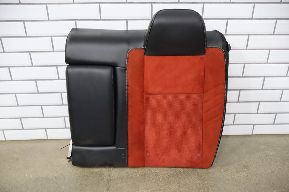 2015-23 Challenger LH Rear Seat Back Complete Ruby Red XC