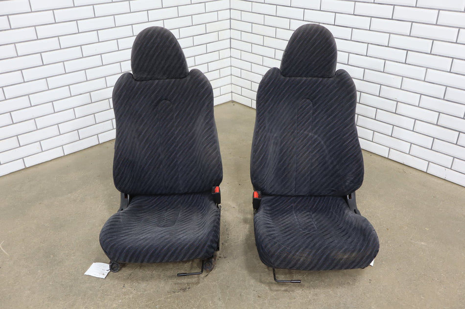 1996 Honda Civic del Sol Si Cloth Seats Set Black type d