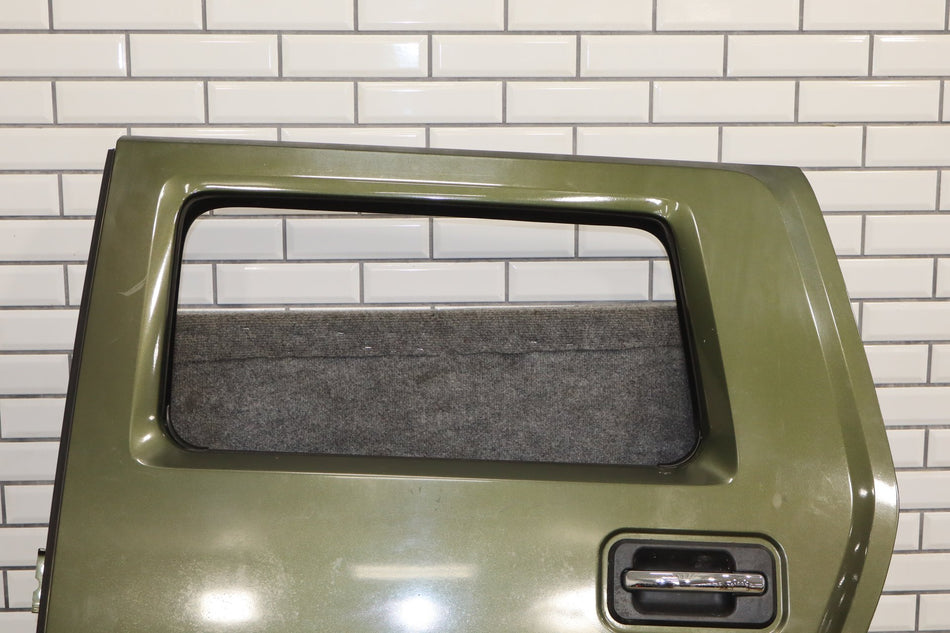 2003-2009 Hummer H2 Left Rear Door Sage Green ( 45 ) 10396625