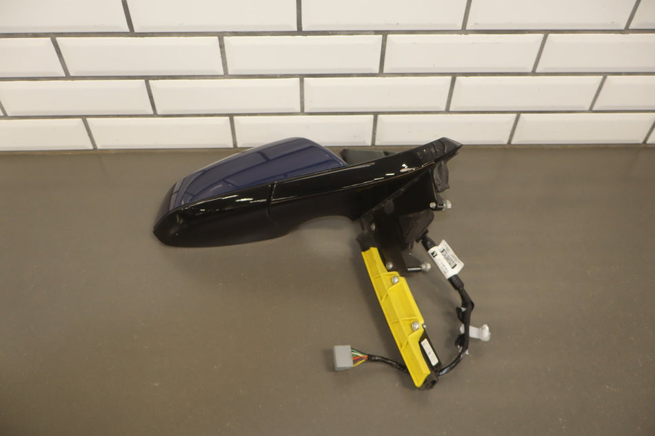 2022 Tesla Model S Right Door Mirror Deep Blue Metallic ppsb