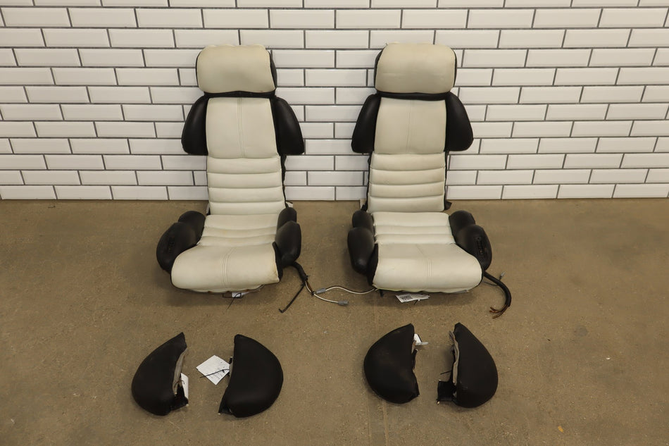 1989-1993 Chevrolet Corvette C4 Power Leather Front Seat White