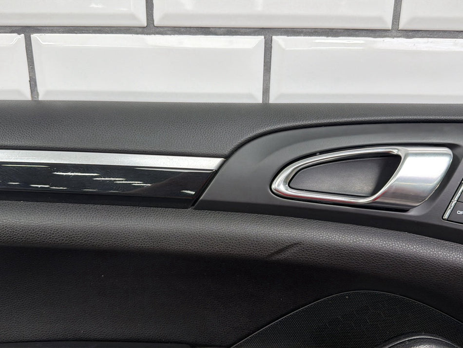 2011 Porsche Cayenne Left Front Interior Trim Panel Black MA