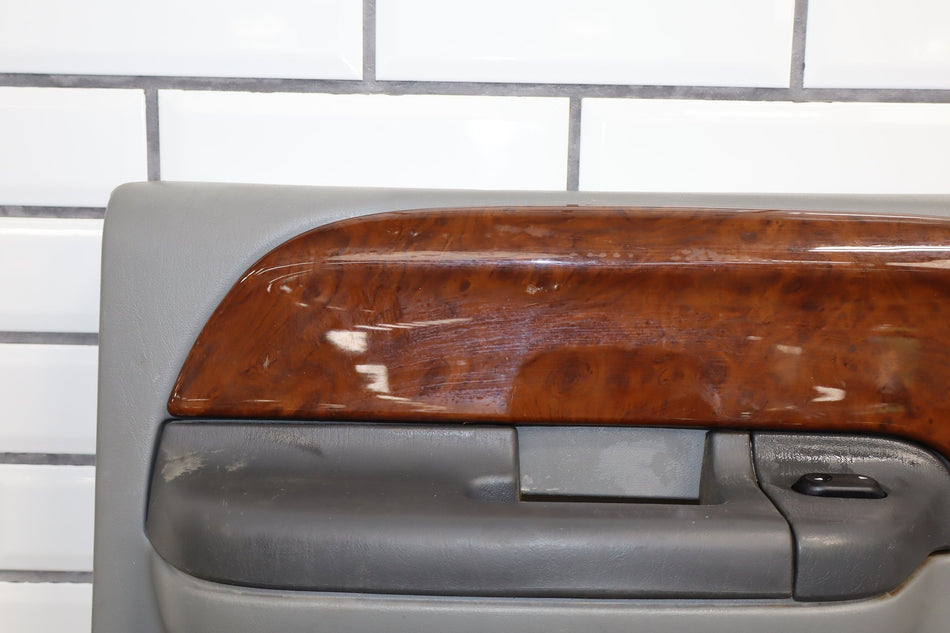 99-07 Ford F-250 F-350 Crew Cab XLT Lariat Left Rear Door Panel Medium Flint 52