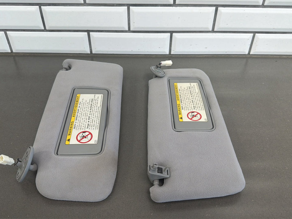 2004 Lexus LS430 Sun Visor Pair Left/Right Ash 10