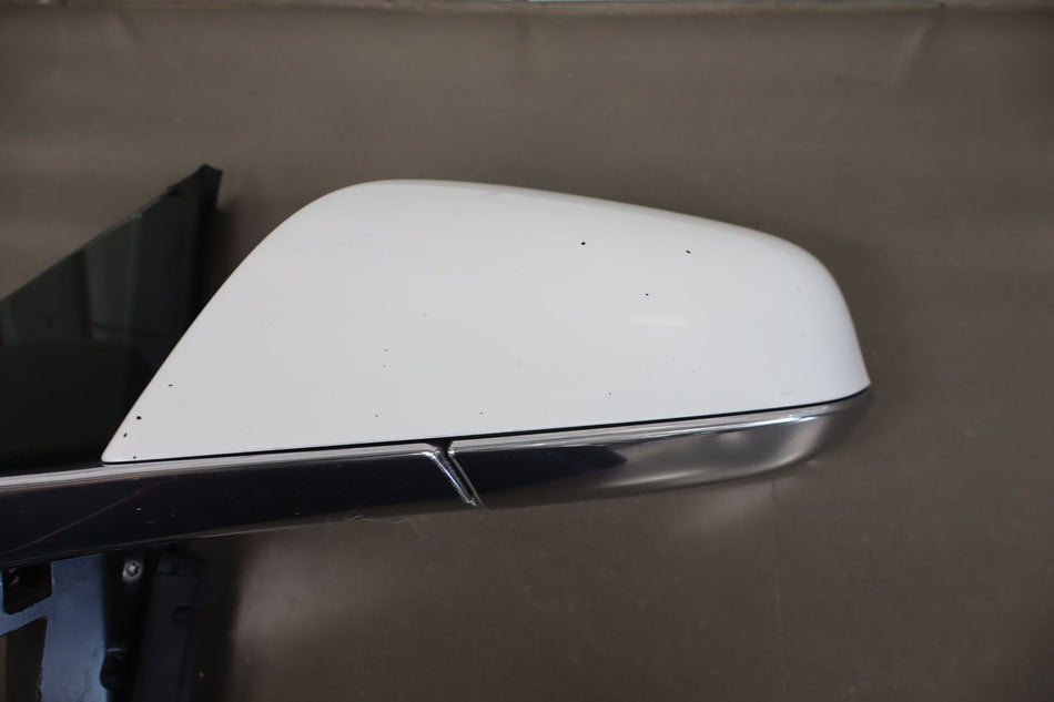 2012-20 OEM Tesla Model S Left Driver Door Exterior Side Mirror White PBCW
