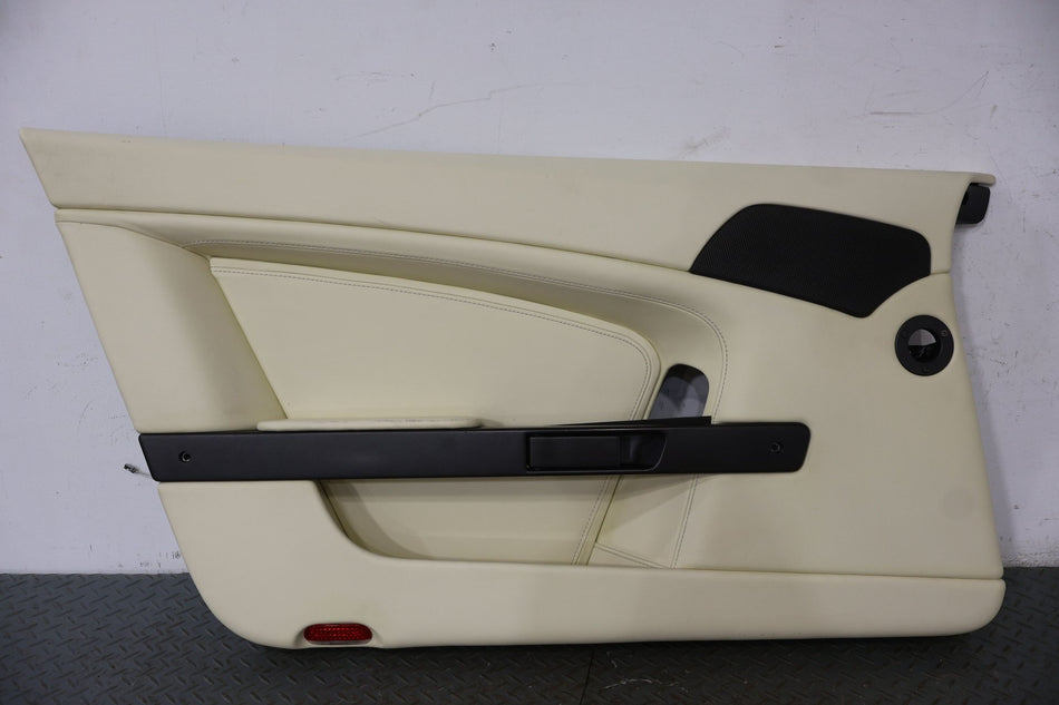 09 Aston Martin V8 Vantage Pair LH&RH Interior Door Trim Panels (Cream Truffle)