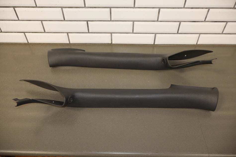 1993-2002 Chevrolet Camaro, Pontiac Firebird- Pair- Interior A Pillar Trim Light Gray