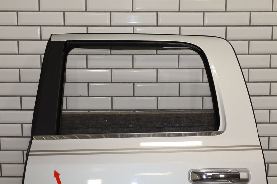 2010-2018 Ram Crew Cab Driver Left LH Rear Door Bright Silver QS2