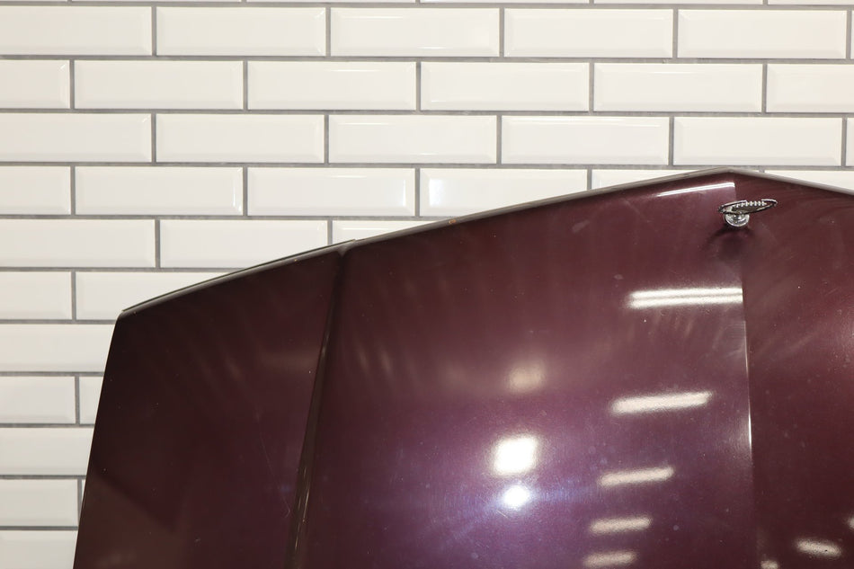1993-1996 Cadillac Fleetwood Hood No Grille Dark Cherry 77