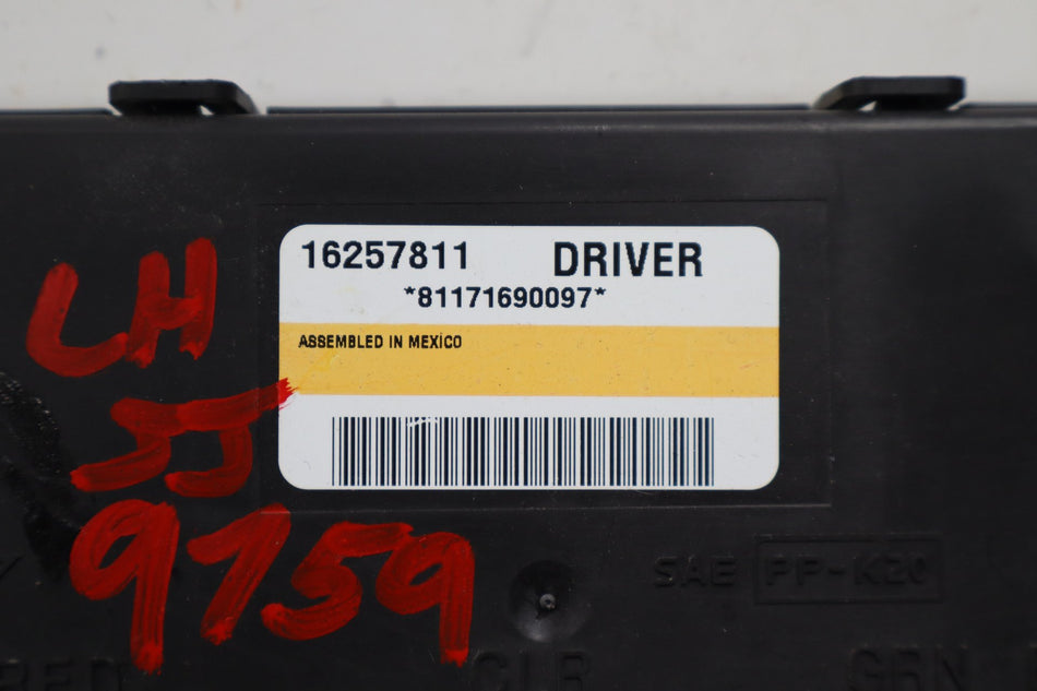 97-04 Chevy Corvette C5 Left Front Door Control Module OEM