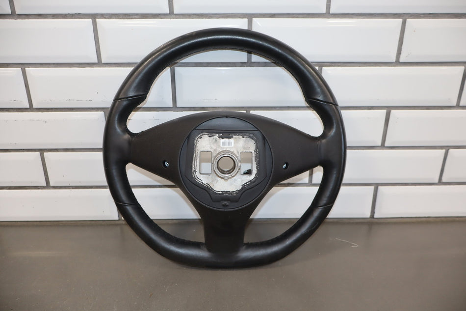 2012-2021 OEM Tesla Model X S Driver Heated Leather Steering Wheel Black