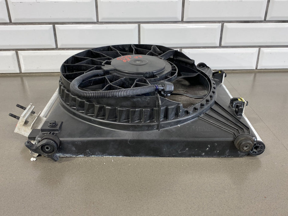 12-20 Tesla Model S Right RH A/C Condenser Fan Assembly Radiator OEM