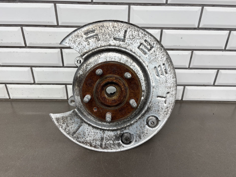 16-20 OEM Tesla Model X Rear Left Driver Suspension Knuckle Spindle W/ Hub