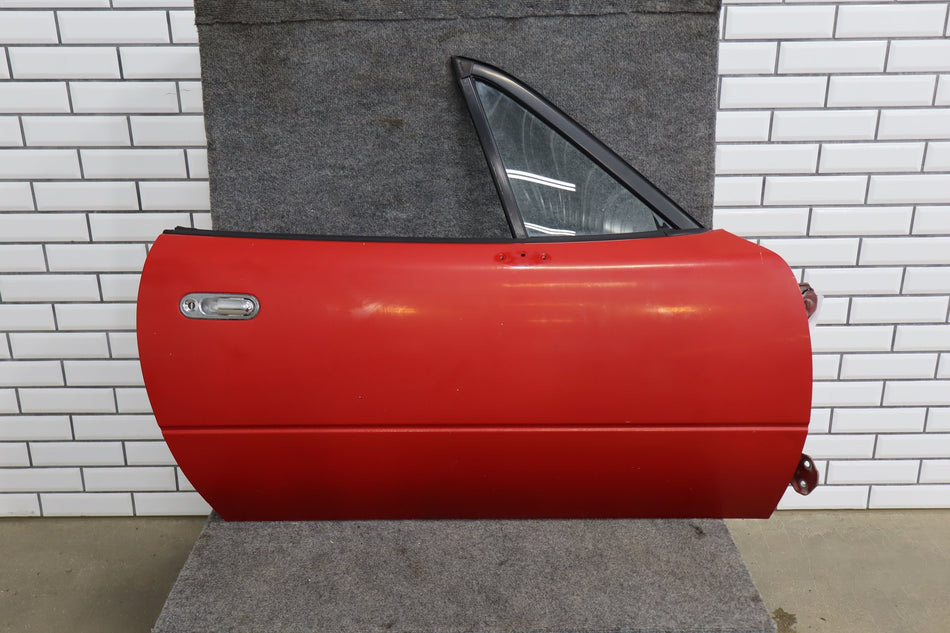 1990-1997 Mazda MX-5 Miata Right Front Door Classic Red SU NAY45802XB