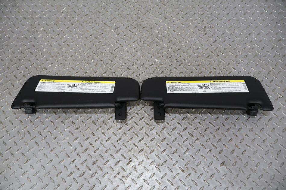 12-19 Fiat 500 Sun Visor Pair (Black)
