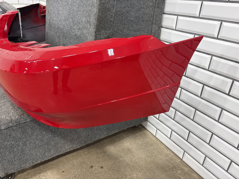 99-04 Ford Mustang GT Front Bumper Cover w/ Grille & Absorber Vermilion Red E8