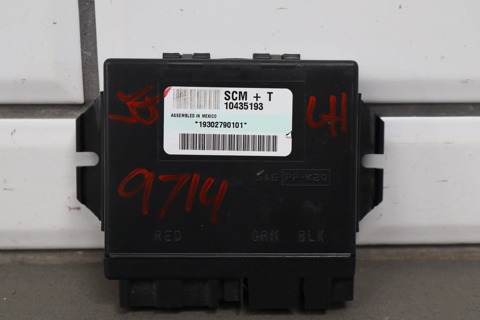 1997-2004 Chevrolet Corvette C5 Driver Left Seat Memory Control Module 10342158