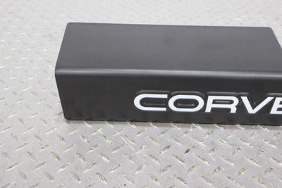 90-93 Chevy C4 Corvette Pair LH&RH Door Sill Entry Trim Plates (Black) OEM