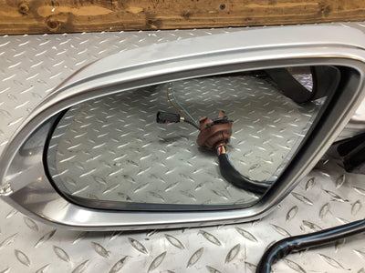 13-17 Audi S8 Left LH Driver Power Door Mirror Aluminum Finish 6XL - Damaged