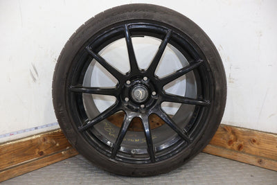 C6 Corvette Forgestar CF10 Staggered 19" Wheels W/ Continental Tires Set of 4
