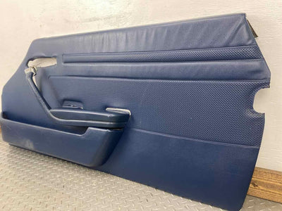 72-89 Mercedes 450SLC C107 R107 Right Passenger Interior Door Trim Panel (Blue)