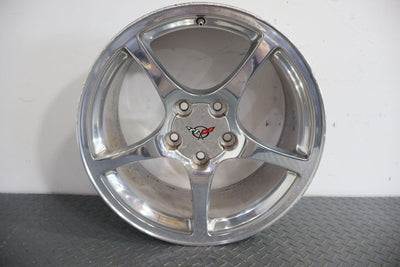 00-04 Chevy C5 Corvette Set of 4 Staggered 5 Spoke QF5 Wheels (Marks in Finish)