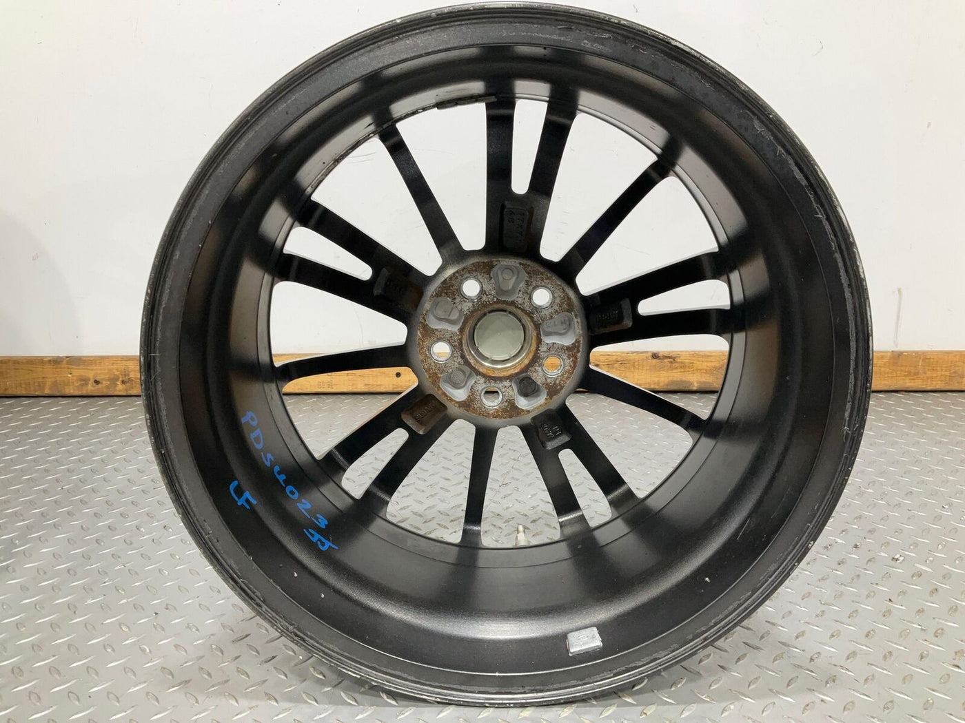 13-16 Subaru BRZ Set of 4 17x7 ET48 Aluminum 15 Spoke Silver/Black Wheels