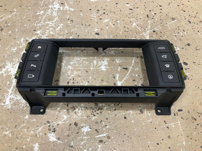 17-19 Jaguar XE R-Sport Info Screen Surround Trim Panel W/Switches (Black)