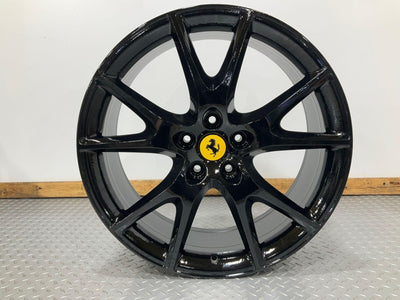 2012 Ferrari California 20x8 & 20x10 Powdercoated Gloss Black Wheels - No Sensor