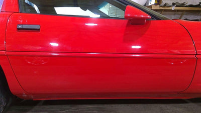 84-96 Chevy Corvette C4 Passenger Right Door Shell (Torch Red 70U) Sold Bare