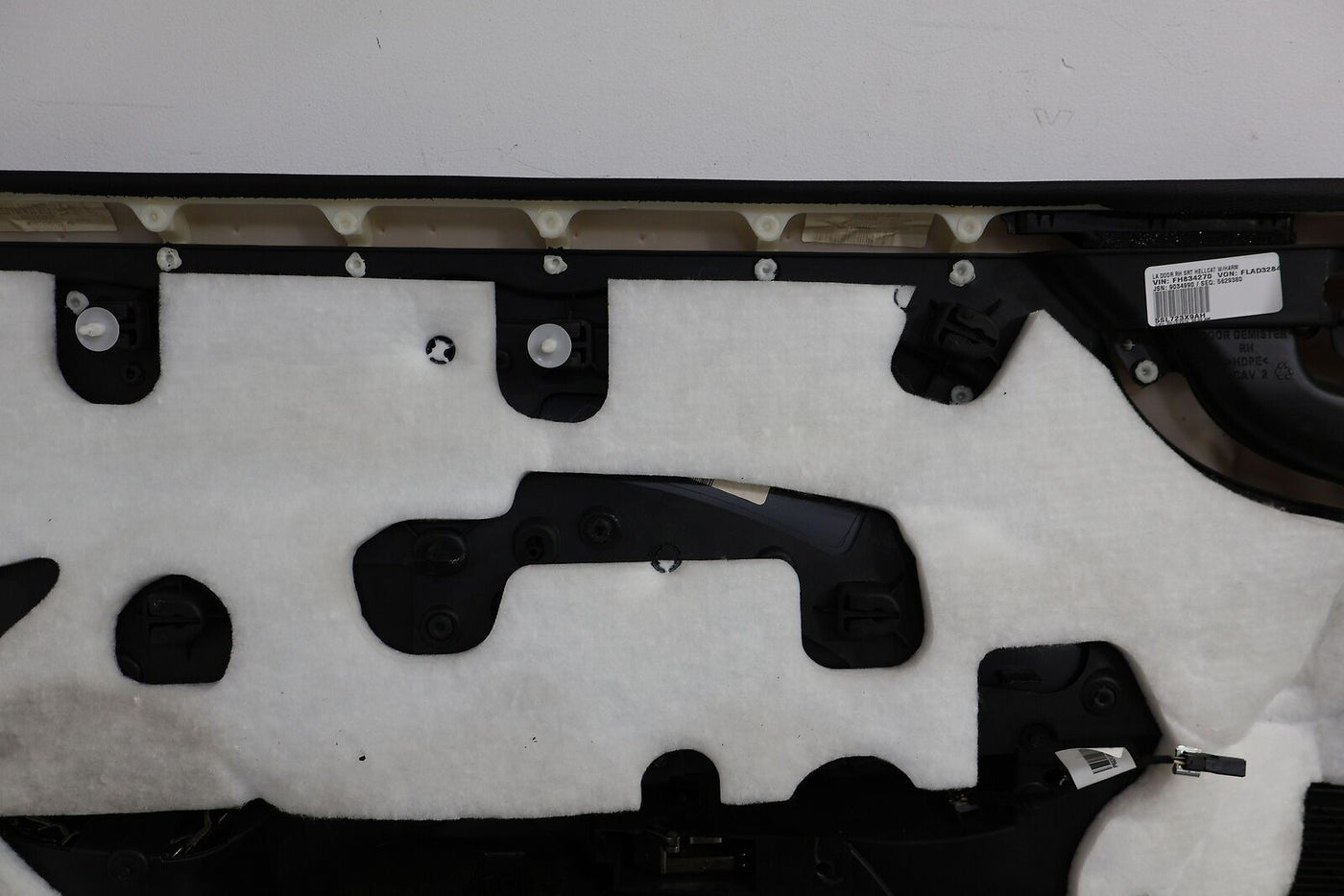 15-18 Dodge Challenger SRT Hellcat Right RH Door Trim Panel (Black X9) Leather