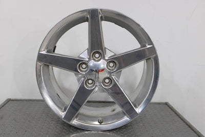 05-07 Chevy Corvette Staggered 18x8.5 & 19x10 Polished (QG7) Wheel Set See Photo