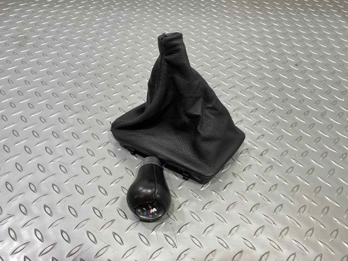 97-99 BMW M3 Convertible 5 Speed Manual Shifter Leather Boot & Knob OEM