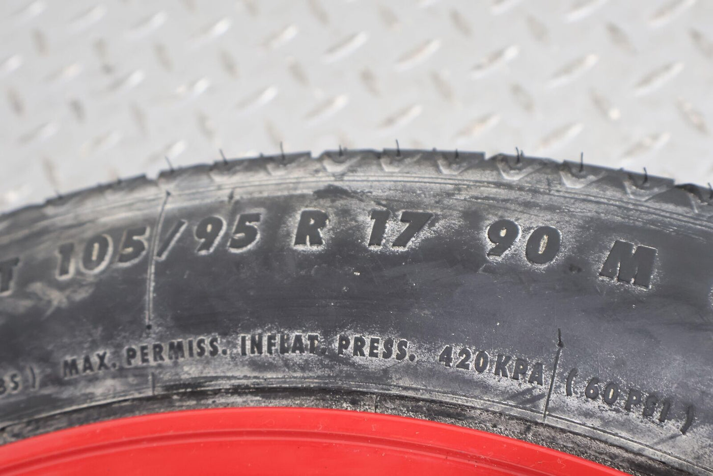 99-05 Porsche 911 996 Carrera OEM 17x3.5 1/2 Compact Temporary Spare Tire