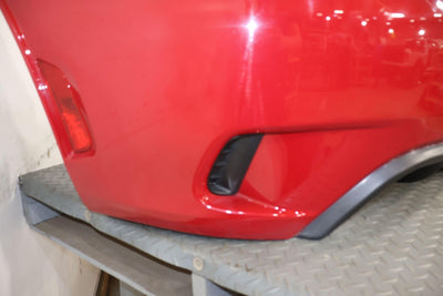 17-19 Fiat 124 Spider OEM Rear Bumper W/ Park Sensors & Harness (Rosso Red PKM)