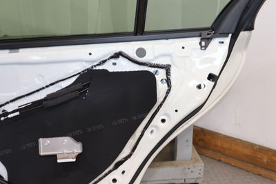 14-21 Infiniti Q50 Rear Right Passenger Door W/Glass (White Pearl Tricoat QAB)