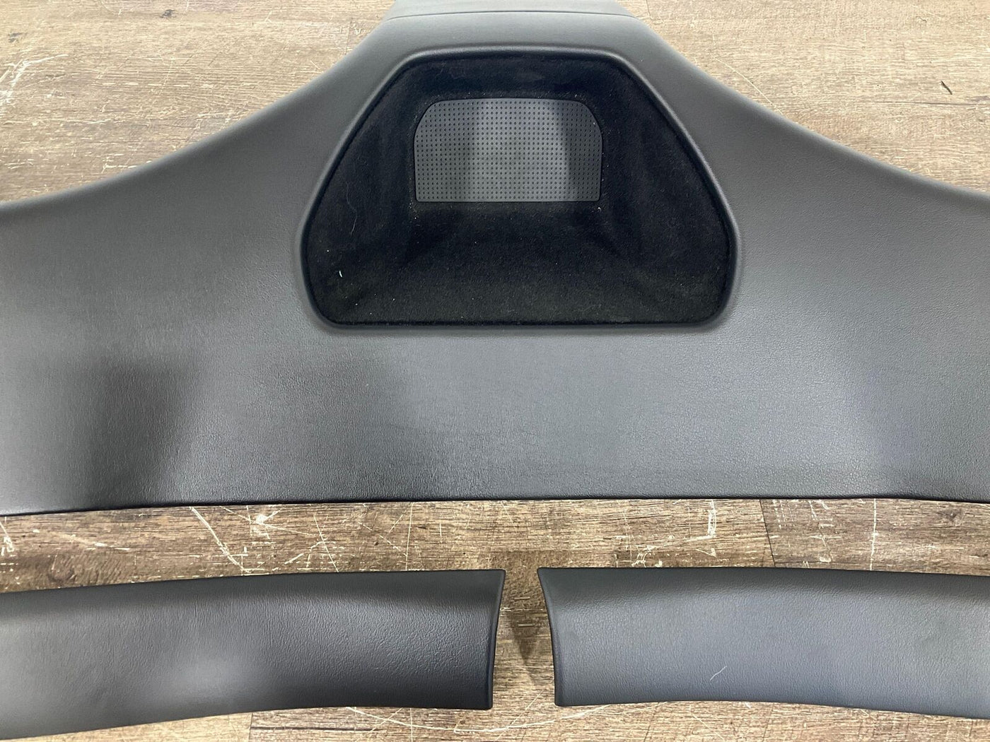14-20 Jaguar F-Type Coupe Rear Interior Bulkhead Trim Panels (Black) 3 Pieces