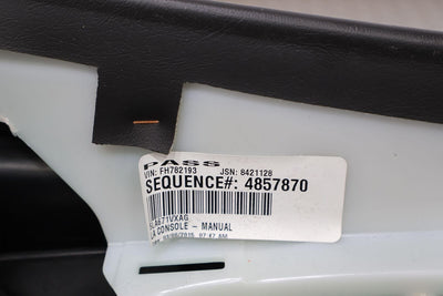 15-22 Dodge Challenger SRT Hellcat Bare Center Floor Console (Black ULX9/Gray)