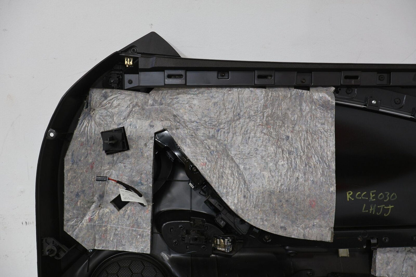 12-15 Chevy Camaro ZL1 Left LH Interior Door Trim Panel (Black/Red Stitch ANF)