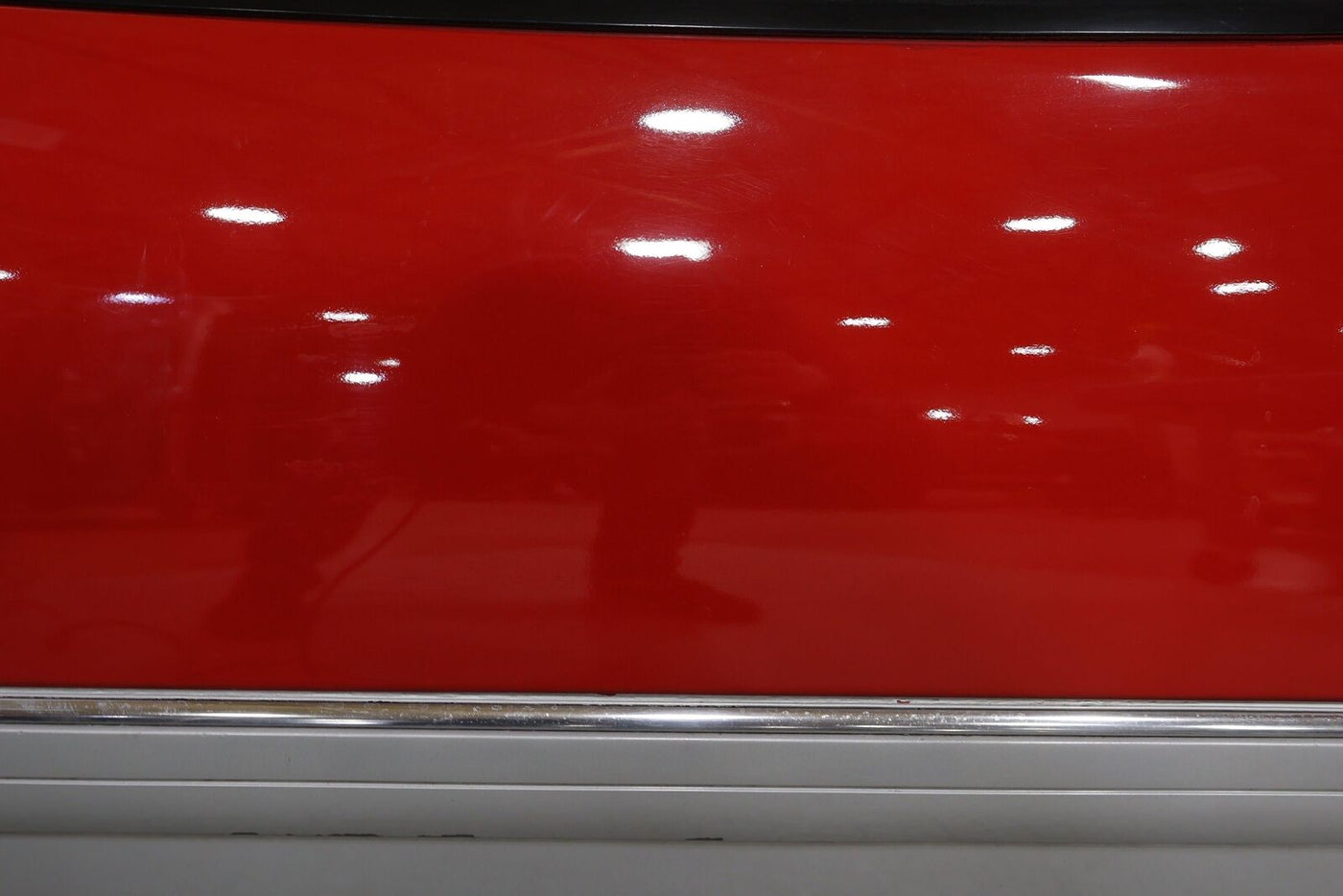 88-91 Buick Reatta Right RH Passenger Door W/ Glass (Bright Red 66i) Resprayed