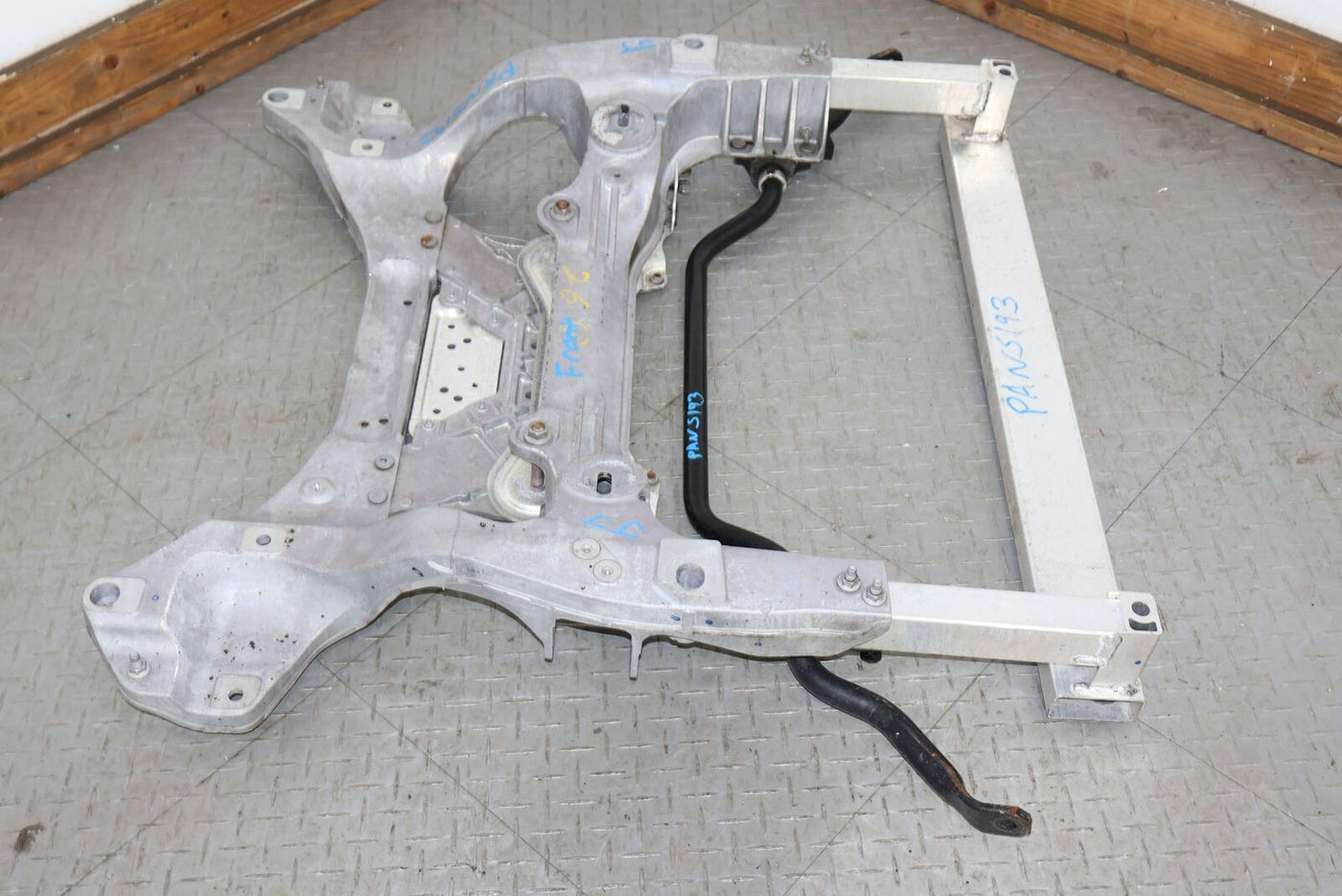 09-20 Nissan 370Z Roadster Convertible Bare Front Undercarriage Crossmember 53K
