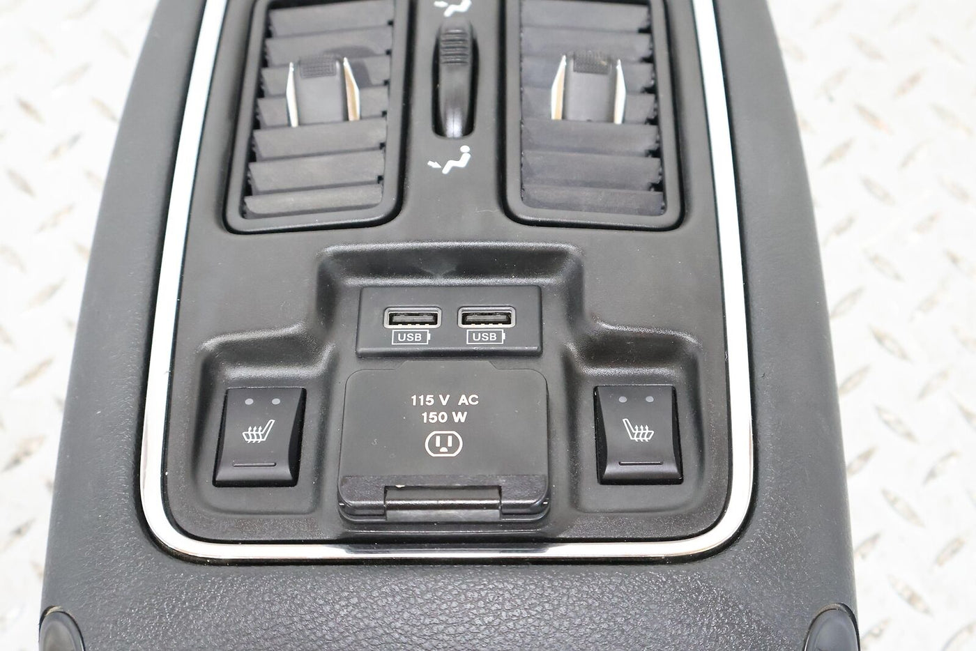14-17 Jeep Grand Cherokee SRT8 Floor Console Rear Trim Panel (Black DZX9)